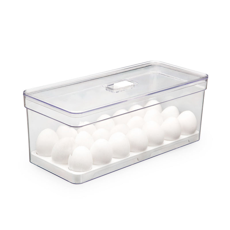Organizador Porta Ovos Grande Capacidade 42 Ovos Clear Fresh