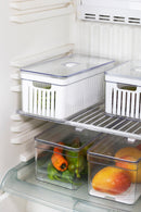 Organizador de Geladeira Clear Fresh com Cesto 6,8 Litros