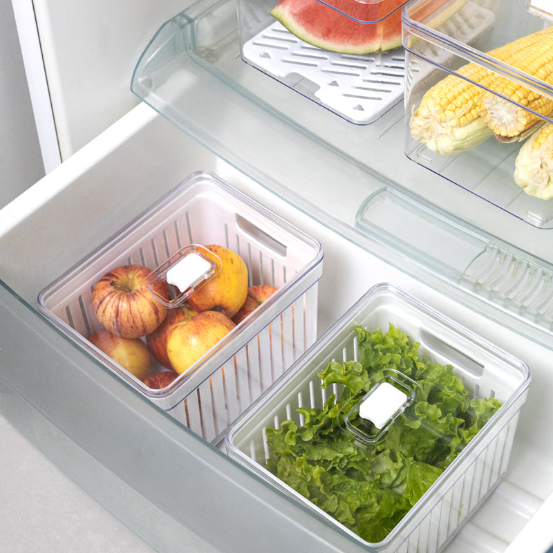Organizador de Geladeira Clear Fresh com Cesto 3,8 Litros