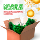 Árvore De Natal 2,10m Verde Luxo Com 1000 Galhos Para Decoração Natalina