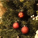 Kit 36 Bolinhas Vermelha Festivas De Natal Premium Decoração Enfeites Festão Natalina