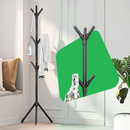 Mancebo Cabideiro de Chão 9 Ganchos Ajeitaê