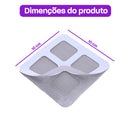 Kit 6 Filtro Adesivo Descartável para Ralo de Pia Banheiro Cozinha