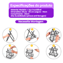 Fruteira De Mesa 2 Andares Mini Organizador De Frutas