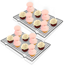 Kit 2 Grades De Resfriar Alimentos Bolo Doce Biscoito Antiaderente