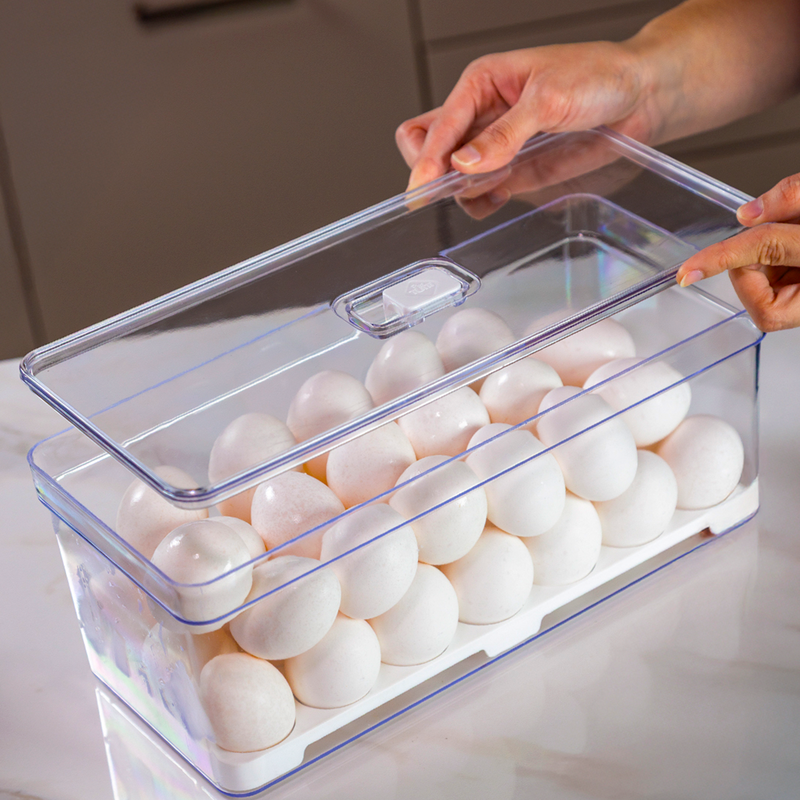 Kit 4 Organizadores de Geladeira Clear Freash