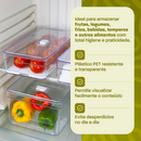 Kit 4 Organizadores de Geladeira Clear Freash
