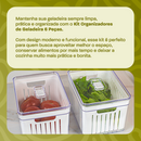 Kit 6 Organizadores de Geladeira Clear Freash