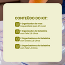 Kit 6 Organizadores de Geladeira Clear Freash