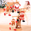 Kit 12 Enfeites De Natal Bonecos De Natal Natalina Boneco de Neve Papai Noel Alce e Veado