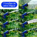 Mangueira Expansível 15m Retrátil Com Pistola Esguicho