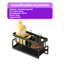 Suporte de Armazenamento Esponja Sabonete Para Cozinha Banheiro