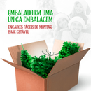 Arvore De Natal Enfeitada Pinheiro Luxo 2,10m Verde 600 Galhos Com 114 Enfeites