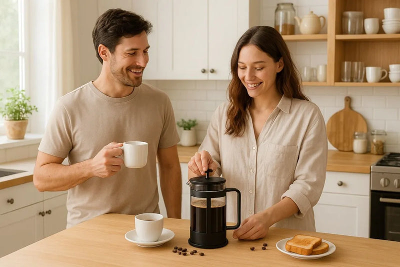 Cafeteira Prensa Francesa Gormet 600ml Café e Chá Cremeira De Vidro Luxo