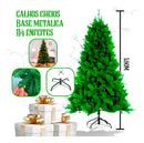Arvore De Natal Enfeitada Pinheiro Luxo 1,80m Verde 450 Galhos Com 114 Enfeites