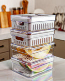 Organizador de Geladeira Clear Fresh com Cesto 1,9 Litros
